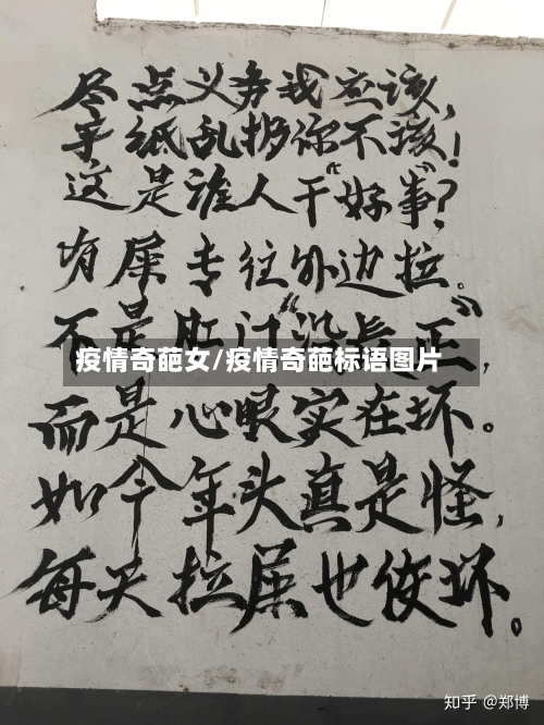 疫情奇葩女/疫情奇葩标语图片